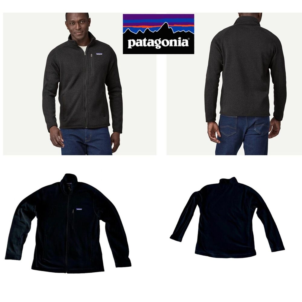 SZ M PATAGONIA Men's Better Sweater® Fleece Jacket in Black